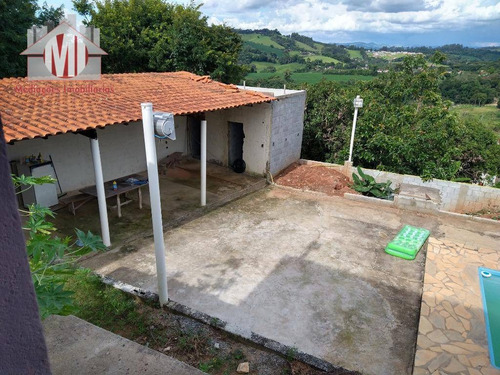 Linda Chácara Com Escritura, 4 Dormitórios, Piscina, Pomar, Vista Deslumbrante, À Venda, 1400 M² Por R$ 350.000 - Zona Rural - Pinhalzinho/sp - Ch0614