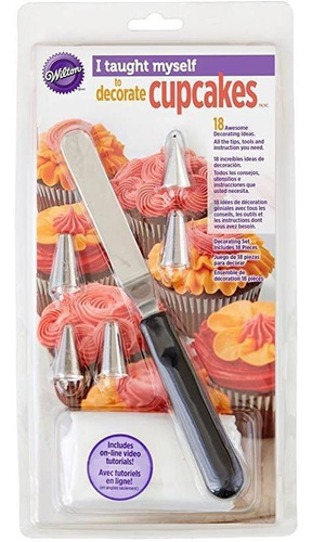 Set De 18 Piezas Para Decoracion De Cup Cakes De Wilton