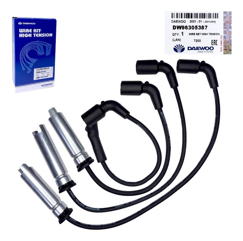 Imagen 2 de 8 de Cables Bujias Palio Siena Idea 1.8 Lanos Nubira 1.5 Original