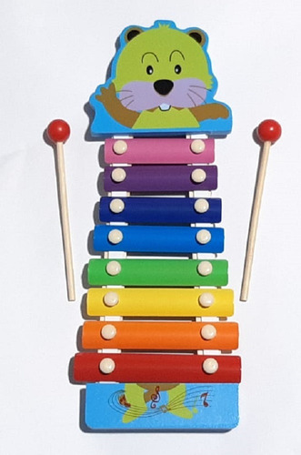 Xilófono Infantil Marimba 8 Tonos Musicales