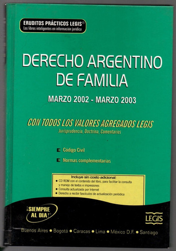 Derecho Argentino De Familia Marzo 2002-2003
