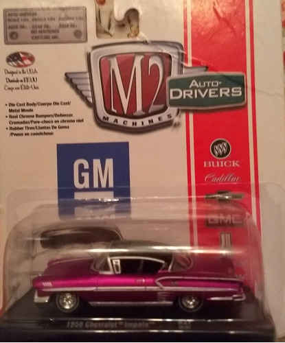 Auto 1958 Chevrolet Impala M2 Machines Coleccion Retro Rdf1