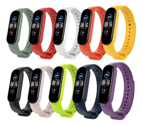 Correas Pulseras Para Reloj Xiaomi Mi Band 3 Y 4 Colores