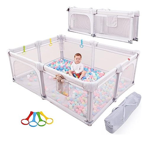 Baby Playpen Plazard Plegable, Playpen Extra Grande Para Beb