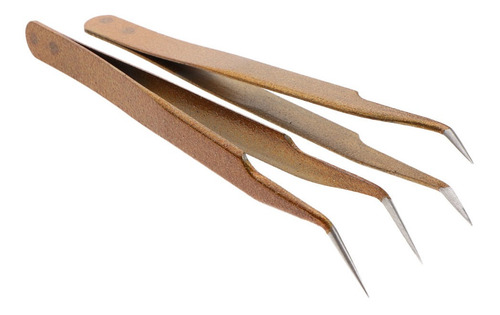 Pinça De Extensão De Cílios De Aço Inoxidável Js-15