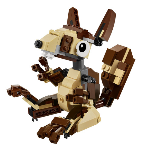 Brinquedo Lego Creator 31019 Animais Da Floresta Com Macaco,