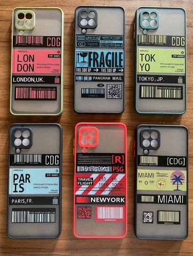 Imagen 3 de 5 de Funda Bumper Ticket Para iPhone 6 7 8 Plus Xr 11 12 Pro Max