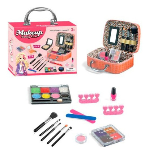 Kit Maletin Maquillaje Para Niñas Princesas