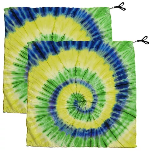 Swing Flag Tie Dye Quadrado Brasil 02 - Vendido Por Par