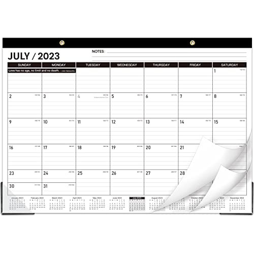 Calendario De Escritorio 2023-2024, 18 Meses, Grande, D...