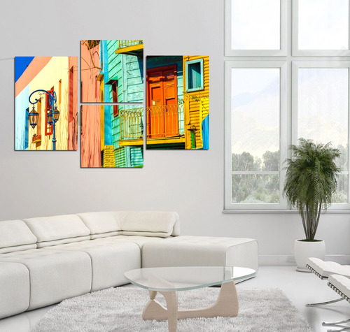 Cuadro 60x90cm Caminito Ciudad Buenos Aires