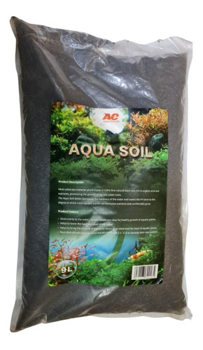 Sustrato Aqua Soil 9lts Aqua Clean Acuario Plantado Camaron 