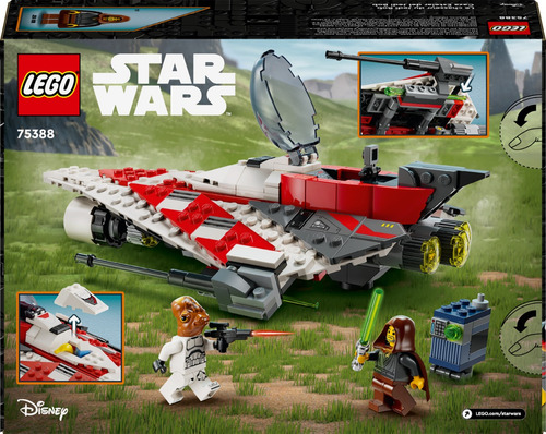 Lego® Star Wars Caza Estelar Del Jedi Bob Juguete 75388 305 Jedi Bob Soldado Ackbar Droide Servo (sr-v0)