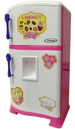 Imagem 2 de 4 de Geladeira Refrigerador Infantil Pop Casinha Flor Xalingo