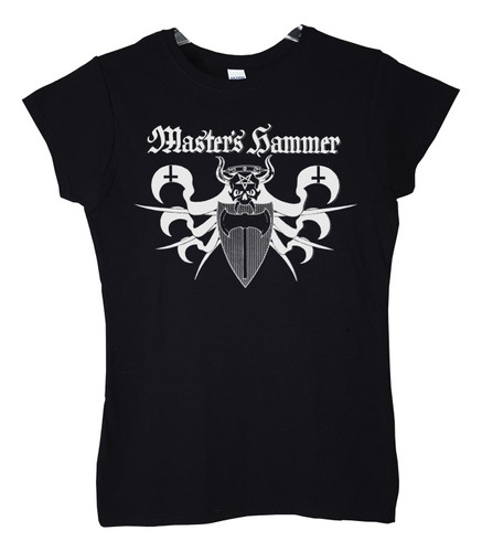 Polera Mujer Master's Hammer Logo Metal Abominatron