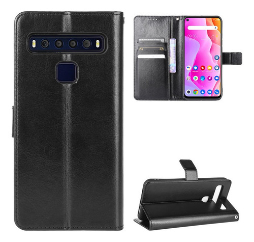 Funda De Cuero Para Tcl 10 Lite 10l Estilo De Negocio Flip