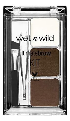 Wet N Wild Kit Maquillaje Cejas Polvo Cejas Marron Oscuro Pa