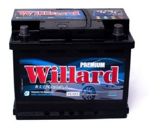 Bateria 12x75 Willard Ub740 Envio A Todo El Pais 