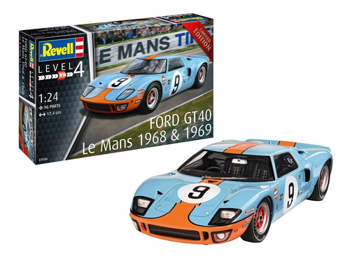 Ford Gt 40 Le Mans Pedro Rodriguez  1968  By Revell # 7696