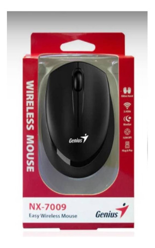 Mouse Inalámbrico Ergonómico Genius Nx-7009 Wireless