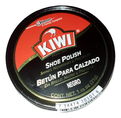 Crema Kiwi Para Zapato Y Butaca Negra 31 G