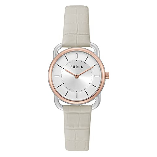 Reloj Furla De Cuero Beige Mujer