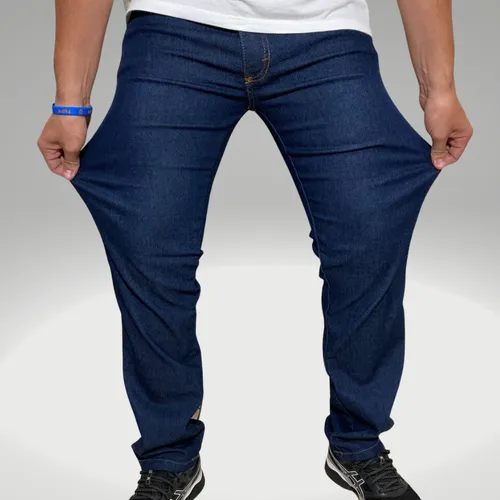 Calça jeans masculina tradicional com cheap elastano
