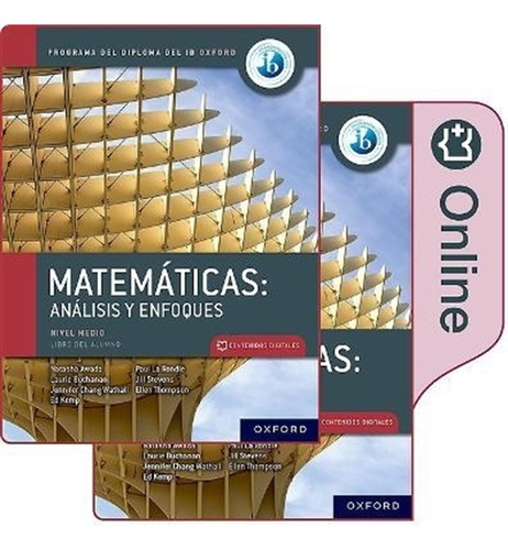 Matematicas Ib - Analisis Y Enfoques En Español Pack Student's Book + Online, de Awada, Natasha. Editorial OXFORD, tapa blanda en inglés internacional, 2022