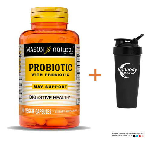 Vitaminas Mason Natural - Probiotic With Prebiotic + Shaker