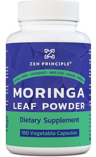 Zen Principle Moringa 180 Caps - Unidad a $1638