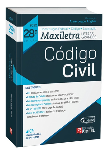 Código Civil - Coleção Maxiletra - 28ª Edição