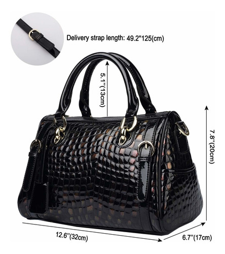Bolsa Para Dama Bronce Tote Cuero Feimina