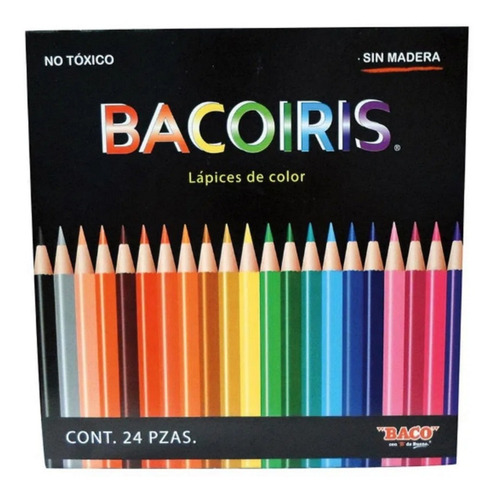Lapices De Color Bacoiris C/24