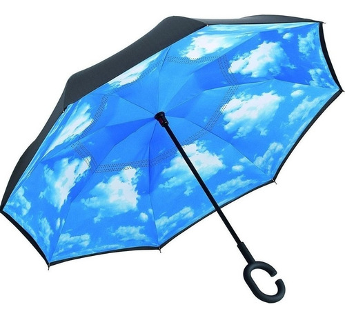 Paraguas Reversible - Diseño Interior Cielo