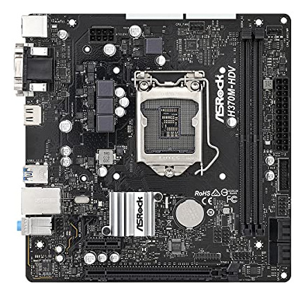 Asrock H370m-hdv Lga1151/ Intel H370/ Ddr4/ Sata3&usb3.2/ Mi