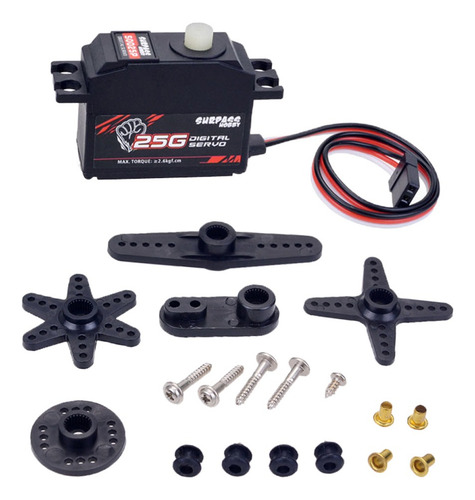 Gww Compatible Servo Digital De Torque De Velocidade De 25g