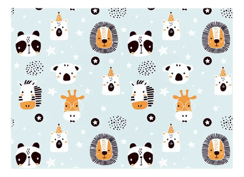 Mantel Individual Desechable Para Niños Lemon Time 42 X 30 C