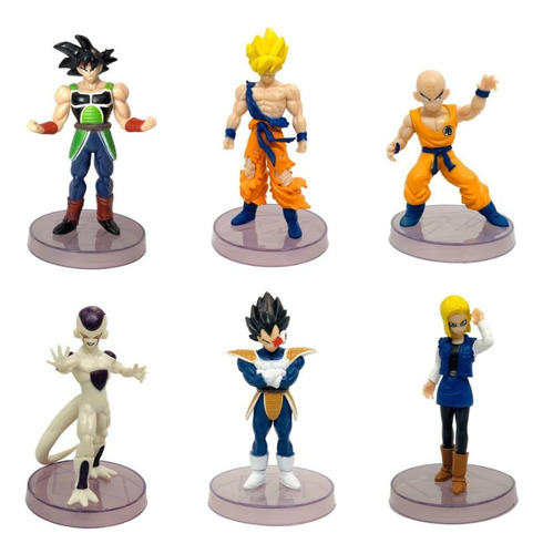 Dragon Ball Z  Figuras Colección 10cm Goku X6 En Bolsa