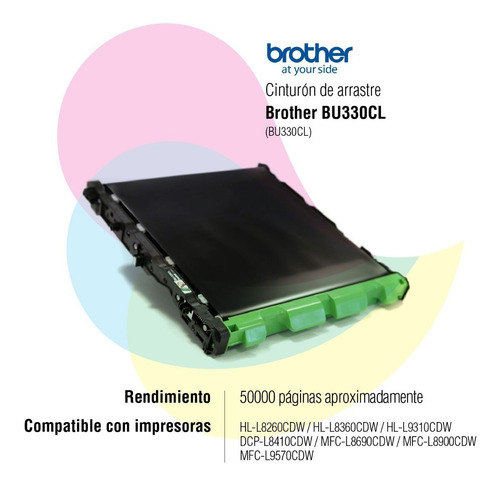 Imagen 2 de 4 de Cinta Transferencia Brother Bu330cl Original 8360 8900 8260