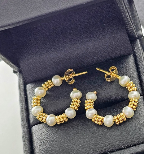 Aretes Oro 14k Italy X989 (Usado)