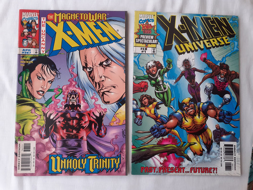 X-men - Lote Com 10 Gibis / Hqs Importados (Usado)