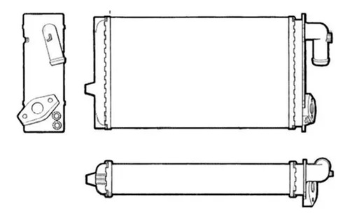 Radiador Calefaccion Para Peugeot 505 1989