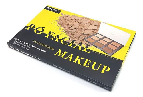Paleta De Pó Facial Profissional - Ruby Rose 9 Cores Hb7208
