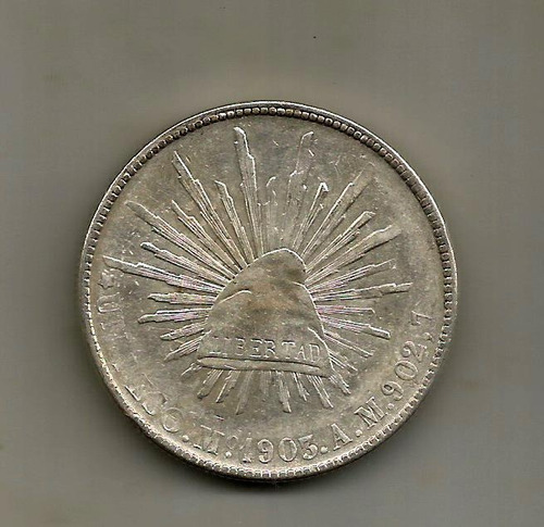 Moneda Antigua Un Peso Porfirista Mexico  1900