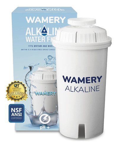 Wamery Repuesto De Filtro De Agua Alcalino Certificado Para.