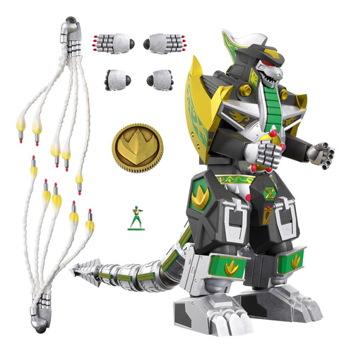 Figura Dragonzord Power Rangers Super7 Ultimates 23cm