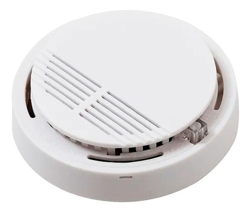 Sensor Detector De Humo Con Alarma Color Blanco