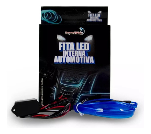 Fita Neon Painel Interno Fita Led Flexivel Automotivo 5m 