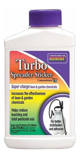 Bonide (bnd097) Turbo Spreader Sticker Concentrate (8 Onzas)