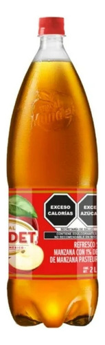 9 Pza Refresco Sidral Mundet Sabor Manzana 2 L